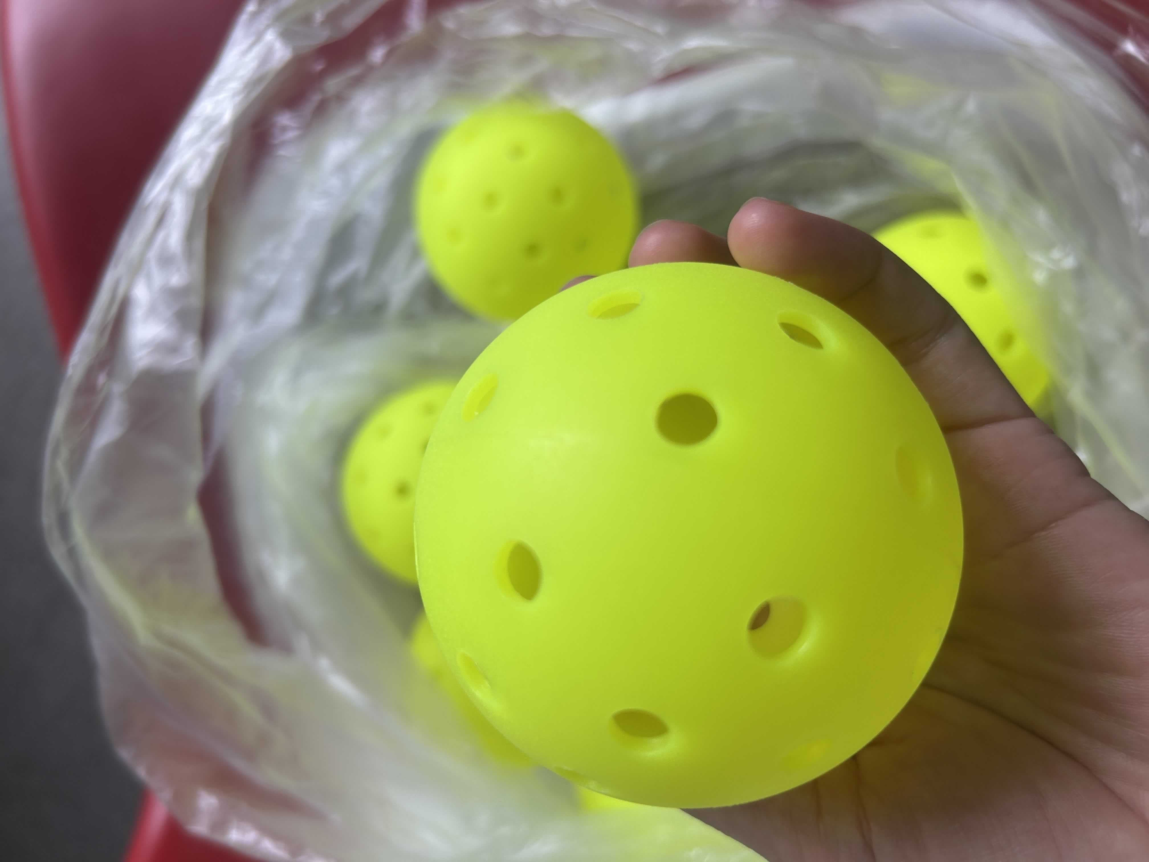 USAPA Pickleball Approved 40 Hole Frosted Rotomolded Pickleball Balls for Brands & Wholesale Buyers