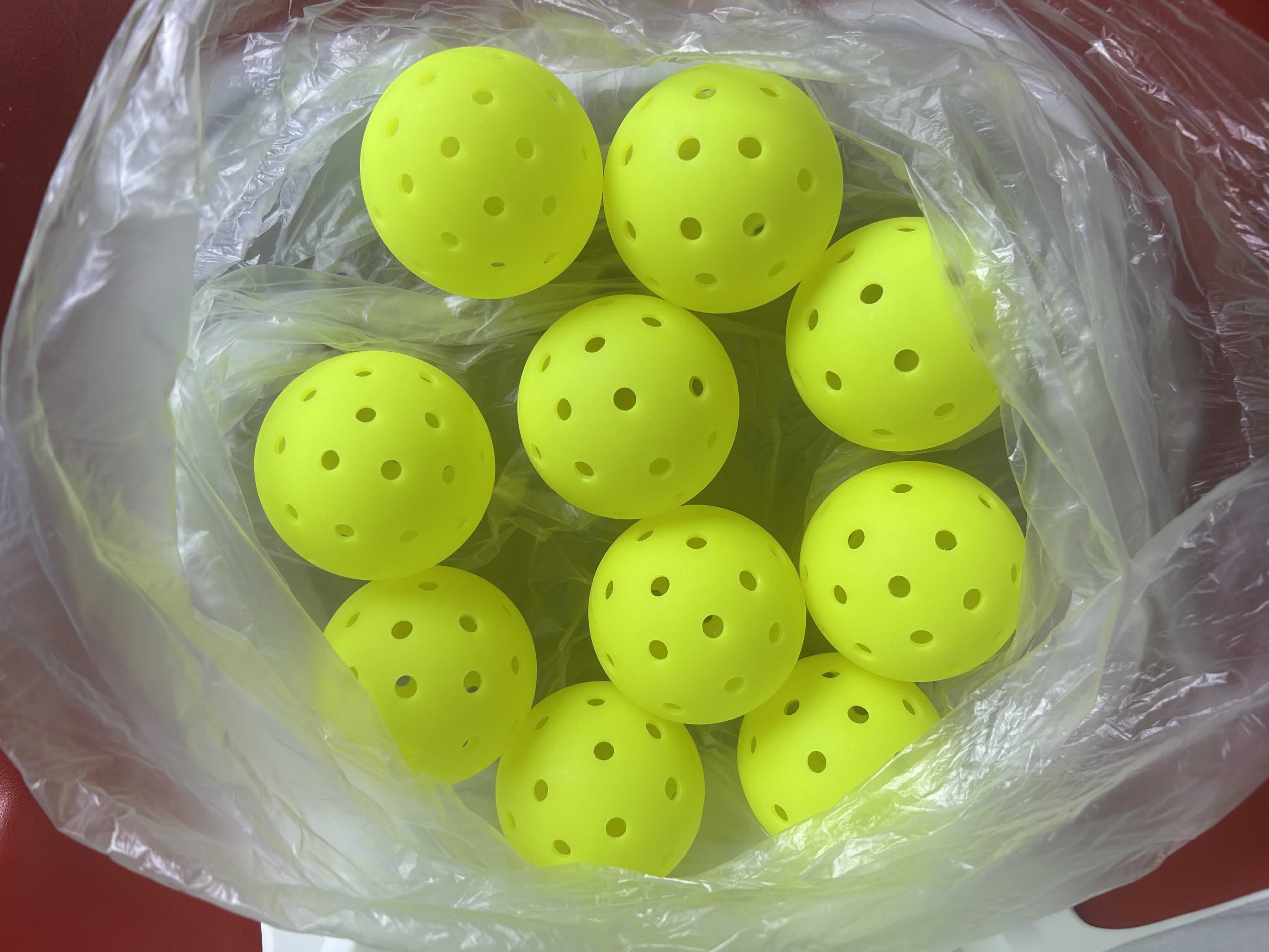 40 Hole Frosted Rotomolded Pickleball Balls for Clubs: Test Before Your Bulk Order
