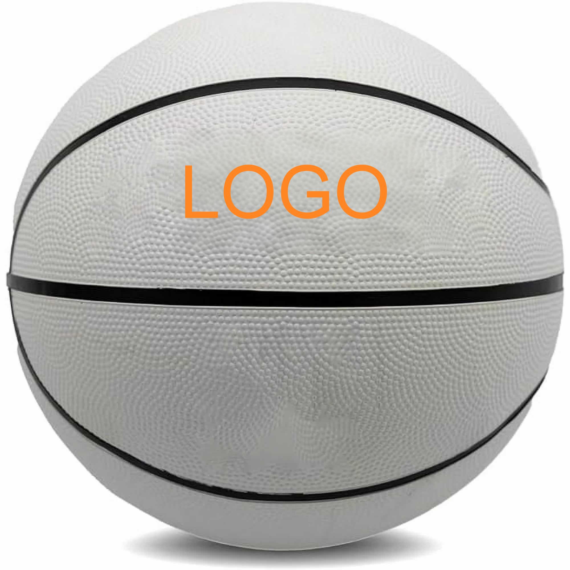 Custom Logo White Basketball Size 7