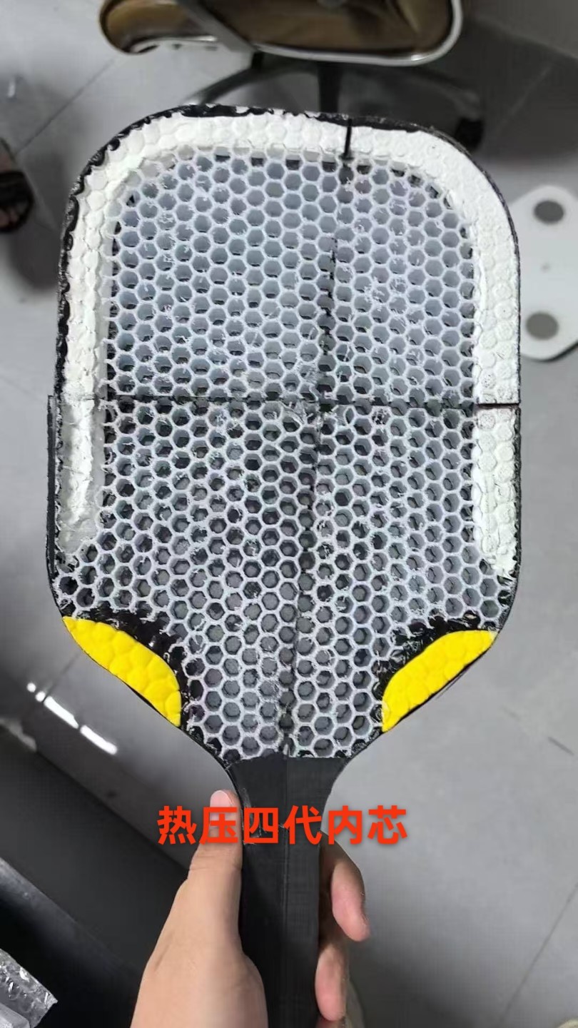 Custom Gen 4.0 Pickleball Paddle Sample for a Canadian Club: 3K Carbon Fiber, Hot Pressed & OEM Design