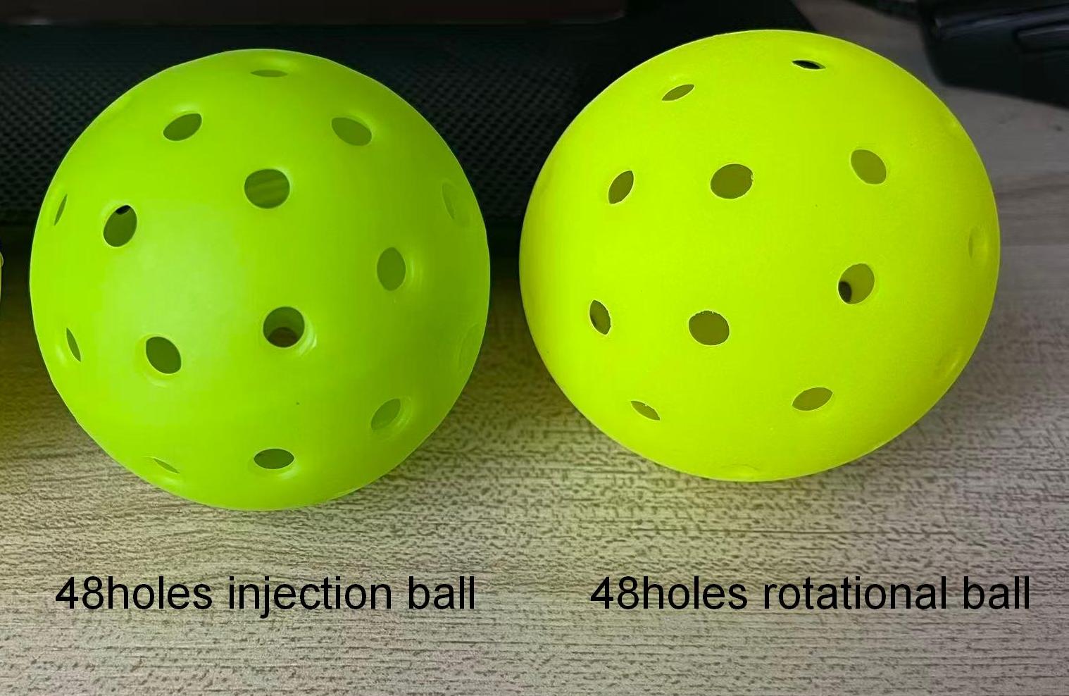 48-Hole Pickleball Balls for Indoor Clubs: Injection Molded vs Rotomolded Sample Testing in Canada