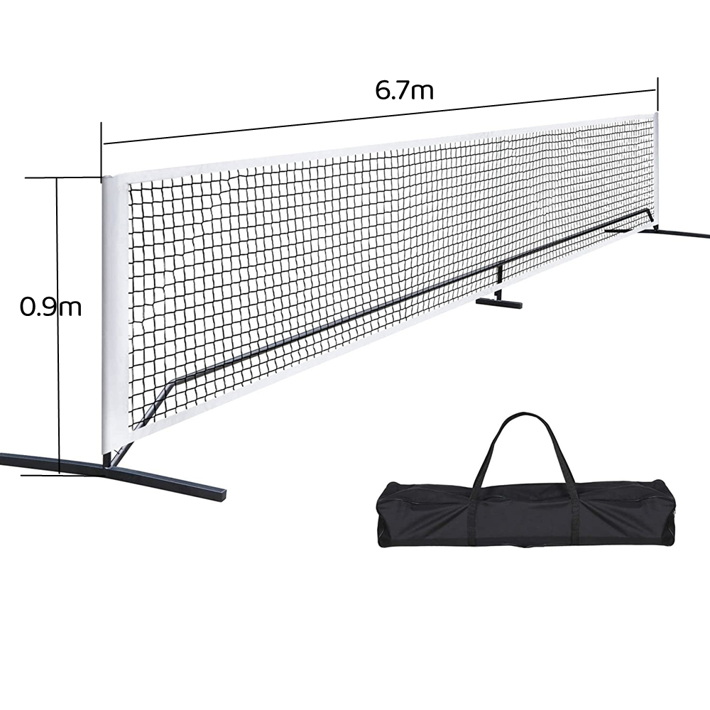6.7m Portable Pickleball Net with Custom Logo: Wholesale Solution for Retailers, Clubs & Facilities